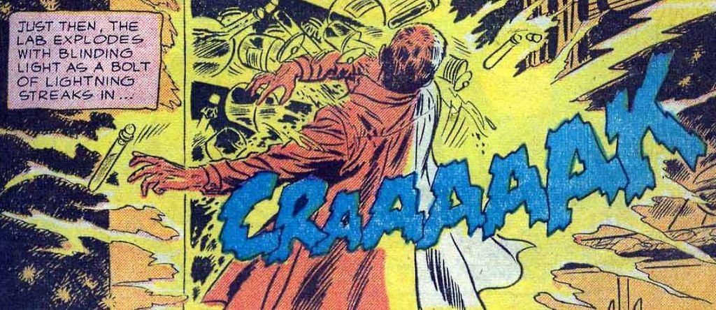 The Flash's comic book origin (Image via DC)